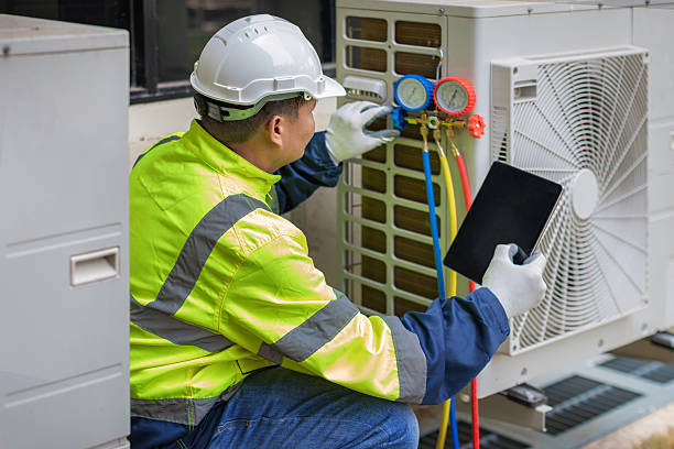 Professional Hvac technician working in Waldo, WI
